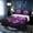 Black Purple, variant on meiyoeat Giraffe Woodland Animal Twin Sheets for Kids Boys, Nature Forest Wildlife Bedding, Green White, 3 Pieces