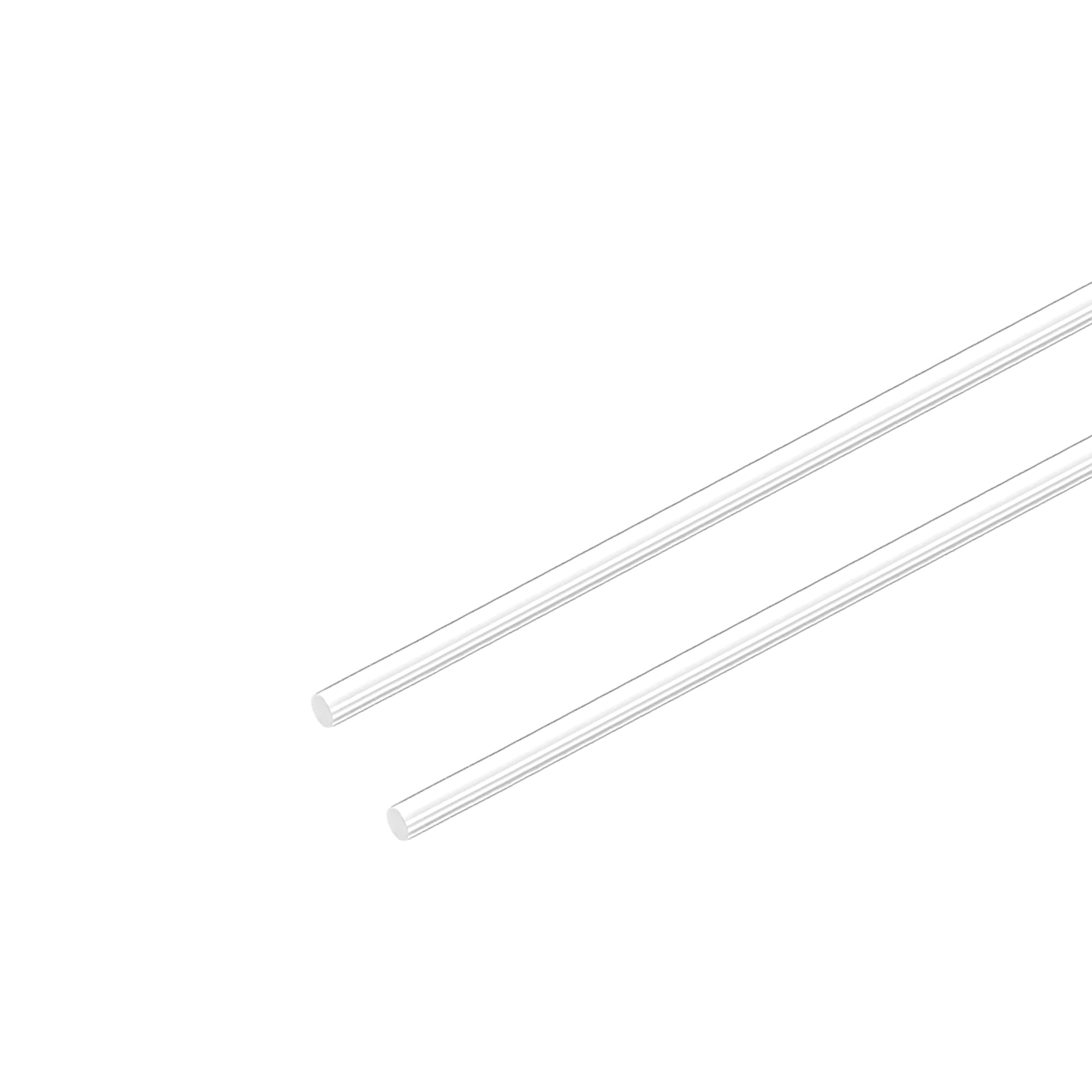 3mm Dia 20" Length Acrylic Round Rod,Clear Acrylic Plexiglass Rods PMMA