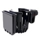 thumbnail image 1 of Portavasos universal para cochecito con soporte para teléfono móvil, almacenamiento para cochecitos 2 en 1 Negro, 1 of 3