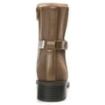 thumbnail image 4 of Journee Womens Aubrie Inside Zip Stacked Heel Booties, Widths Available, 4 of 10