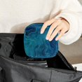 thumbnail image 6 of Sanitary Napkin Storage Bag for Girls Women, Portable First Period Pads Bag Tampons Holder Girls Travel Makeup Bag, Large Capacity Abstract Lines Art Pattern, 6 of 6