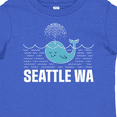 thumbnail image 4 of Inktastic Seattle Washington Cute Whale Travel Boys or Girls Baby T-Shirt, 4 of 5