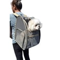 thumbnail image 2 of Three Star Import & Export DB12-BEI 17 x 13 x 11 in. All Mesh Pet Backpack, 2 of 2