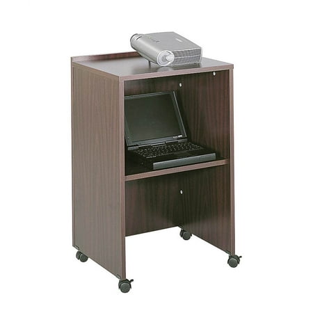 Lectern Media Cart in Mahogany Lectern Media Cart in Mahogany