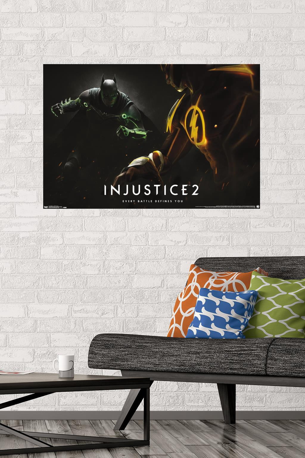 DC Comics - Injustice: Gods Among Us 2 - Batman & The Flash Wall Poster, 22.375" x 34"