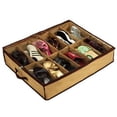 thumbnail image 1 of Bolsa de Almacenamiento de Zapatos, Diseño de Cremallera de Debajo del Organizador de Zapatos de Cama Para El Hogar, 1 of 7