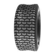 Deli Tire 15x6.00-6 Turf Tire 4 Ply Rating Tubeless Garden Lawn Riding Mower Tire