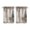 Gray Abstract Oil-8, variant on Vintage Gray Abstract Oil Painting Tier Cafe Curtains for Bathroom Living RV Rod Pocket Window Drapes 36 Inch 2 Panels Set 28"x36" 2 Panels Window Treatment Tiers