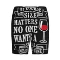 thumbnail image 4 of Naloa Wine Funny Men's Short Pajama Pants, Lounge Comfort Shorts with Elasticized Waistband and Side Pockets - XX-Large, 4 of 9