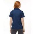 thumbnail image 5 of Paragon Women's Performance Short Sleeve Polo Shirt 100% Polyester Tee 4-Button Placket Polo Shirts, Deep Navy M, 5 of 5