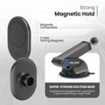 thumbnail image 3 of TRAHOO-- MagSafe Car Phone Mount Compatible with iPhone 15 14 13 12 Pro Max, Pro, Plus, and with Magsafe Phones and Cases (MagSafe Magnetic Suction Cup Mount (Version 2.0)), 3 of 4