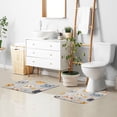 thumbnail image 6 of Yayeee Bath Rugs for Bathroom Floor Set of 2 Non Slip Fluffy Soft Absorbent Mat, Cute Cartoon Cat, 6 of 7