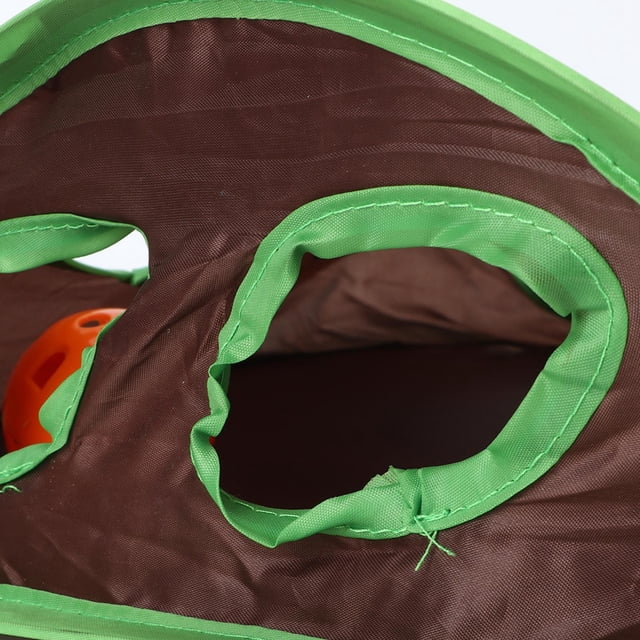 Juguete de Gato, Juguete de Gato de Ratón Plegable de Lenzo de Lenzo Divertido de 9 Hoyos, Juguete de Caza de ratón para juguete plegable