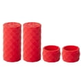 thumbnail image 4 of Yimiti Road Bike Gel Silicone Fix Ring Use For Handlebar Tape Silica Gel 4Pcs,Red, 4 of 9