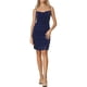 thumbnail image 2 of Vestido de fiesta ajustado con tirantes de espagueti y brillo brillante para mujeres INSPIRE CHIC XL azul oscuro, 2 of 6