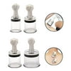 LELINTA 4 PCS Vacuum Twist Suction Cupping Device Rotating Cupping Magnet Massage Full Body Massager Vacuum Cupping Set Cupping Therapy