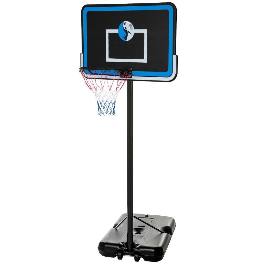 Adjustable Portable Basketball System 44" Hoop Backboard Rim System