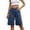 Blue, variant on Women's Wide Leg Denim Bermuda Shorts – Comfortable Straight Fit Jeans in Sizes S-XXXL, Versatile Summer Casual Bottoms for Vacation Daily Wear