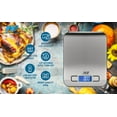 thumbnail image 3 of N1- Digital Kitchen Food Scale Multifunction High Accuracy 11 lb 5 kg,LCD Display, Stainless Steel Silver - New, 3 of 7