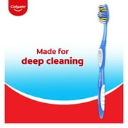 Colgate Extra Clean Toothbrush, Medium Bulk Toothbrush Pack, 6 Pack