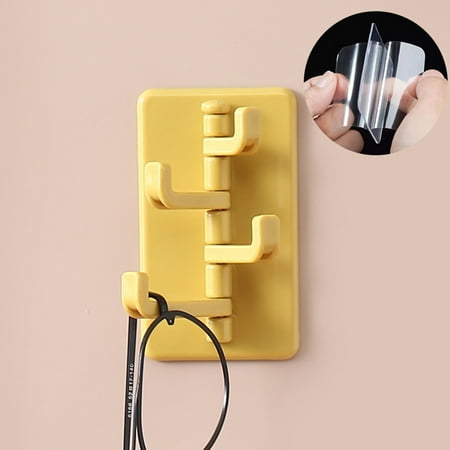 

Sticky Hook Household Strong Punch Hook Creative Multifunctional Hook Rack Wall Sticker Hook Rack Hook Household Hook Punch Strong Sticky Creative Hook hooks for outdoor string lights
