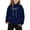 C-Dark Blue207, variant on JIAYUE Boys Girls Outfit Sets Bows Long Sleeve Hooded Pull-On Hoodie Jogger Sportwear For Kids Teens Simple Breathable Sets