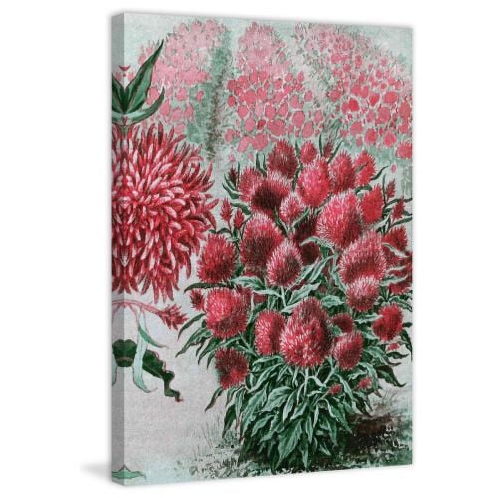 "Wool Flowers 2" Painting Print on Wrapped Canvas