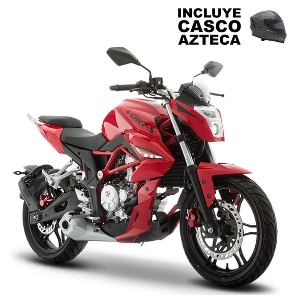 Motocicleta VORT-X 300 ITALIKA ROJO NEGRO
