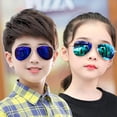 thumbnail image 3 of Typpkmm 10 Colors Kids Classic Pilot Sunglasses Children Travel Outdoor Sports Eyewear Boys Girls Vintage Uv400 Shades Sun Glasses, 3 of 7