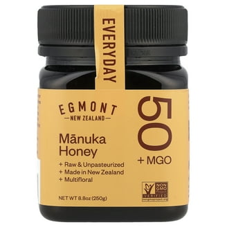 Egmont Honey Manuka Honey, Raw & Unpasteurized, MGO 100+, 8.8 oz
