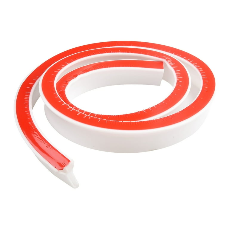50-300cm Rubber Silicone Shower Barrier Water Stopper Bathroom Waterproof Strip 5cm White 200cm
