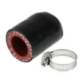 thumbnail image 1 of Tapón de extremo de manguera de goma de silicona de 5/8" 16mm ID 4 capas de poliéster para válvula de derivación de refrigerante Turbo vacío 30mm negro por fuera y rojo por dentro, 1 of 7