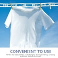 thumbnail image 6 of WHAMVOX  2 Pcs Dry Clothesline Outdoor Hanger Drying Racks Hangers Travel White, 6 of 8