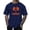 A213 Dark Blue, variant on Glisme Halloween T Shirt For Men Pumpkin Face Graphic Short Sleeve Round Neck Shirt Party Cozy Soft Men Tees Size L Orange