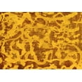 thumbnail image 1 of Ahgly Company Indoor Rectangle Abstract Yellow Modern Area Rugs, 4' x 6', 1 of 4