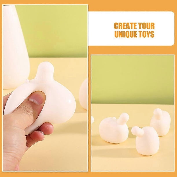 10pcs Squeeze Doll Insert Bubble Squeeze Toy Making Insert Bubble Inserts Doll Making Insert Balls Squeeze Toy Blow Bubble Insert