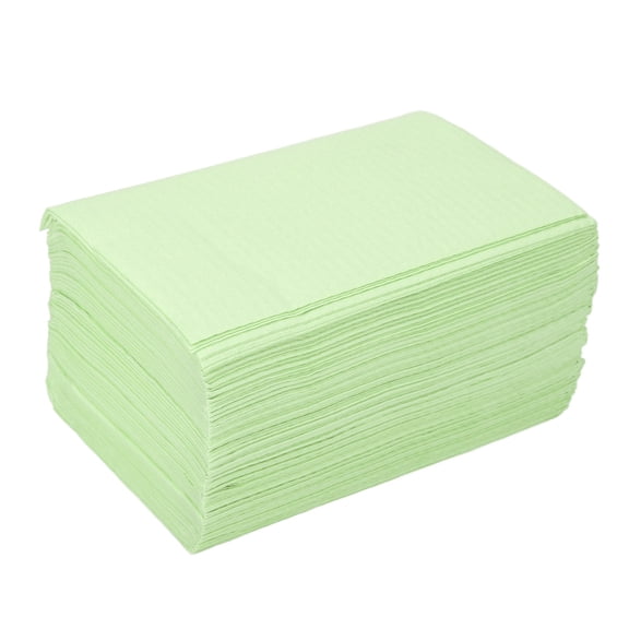 Nail Art Table MatsTattoo, Water Absorption Disposable Tablecloth Breathable For Beauty Salon Green