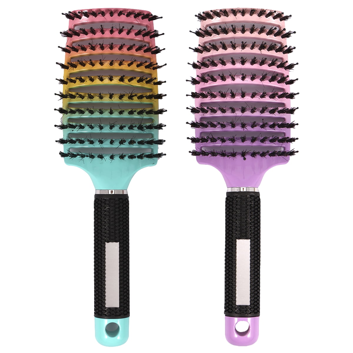 Detangling Brush, Girls Hair Brush, Boar Bristles Hair Brush, Curved