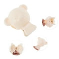 thumbnail image 3 of Unique Bargains 2Pcs Lightweight Bears-Shaped Toothbrush Covers for Travel Plastic Transparent White, 3 of 5