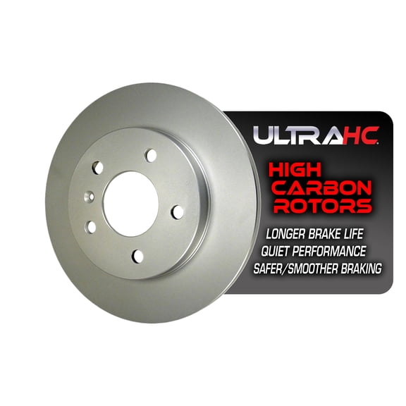 UltraHC Coated High Carbon Brake Rotor, Rear UR003785, Chevrolet Impala 2013-2011