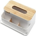 thumbnail image 3 of Multifunction Tissue Box Holder Storage Organizer Desktop Tissue Box Drawer Storage Desk Storage Table Organizer Container for Home Kitchen Office, 3 of 6