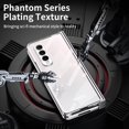 thumbnail image 2 of MonsDirect for 7.6 inch Samsung Galaxy Z Fold 3 5G 2021 Case, Clear Plating Frame Hard PC Back Shell With Screen Protector, Slim Anti-Drop Free Folding Hinge Protection for Galaxy Z Fold 3, Silver, 2 of 7