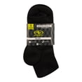 thumbnail image 1 of Calceta Deportiva Athelic Works para Mujer, Tipo Quarter de Nylon Punta Talón Half Cushion Negro 3 Pares Unitalla, 1 of 4