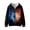 American Flag Fire Golf Ball, variant on American Flag Fire Golf Ball Printed Kids Hoodies for Boys Girls Zip Up Hoodie Sweatshirt 3D Graphic Long Sleeve Pullover Top with Pocket for Fall Winter Velvet Lining for 14-16 Years