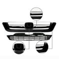 thumbnail image 5 of Grille Compatible With 2007 2008 2009 Honda CR-V Sport Front Chrome Bumper Upper & Upper Grill, 5 of 6