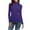 Purple, variant on Christmas Gift Womens Basic Tops Solid Color Turtleneck Long Sleeve Knitting Tshirt Slim Blouse Tops Purple