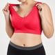 thumbnail image 2 of Fiudx Sujetador Deportivo de Talla Grande, Cómodo Sujetador de Copa Completa, Ropa Interior Informal Transpirable, Diseño de Cuello Redondo Moderno, Uso Diario de Verano, Estilo de Vida Activo para M, 2 of 6