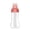 Red, variant on Squeeze Condiment Bottle, 5 Hole Lid 8.5oz Clear with Beige Cap, 1 Pack Portable Squeeze Bottle with Measurement Mark for Salad Dressing Ketchup BBQ Sauce Mustard for Kitchen Outdoor Picnic