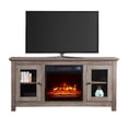 thumbnail image 2 of Zimtown Chimenea eléctrica 1400W Gabinete de madera para televisores de hasta 51", Negro Zimtown Zimtown Electrodomésticos, 2 of 5