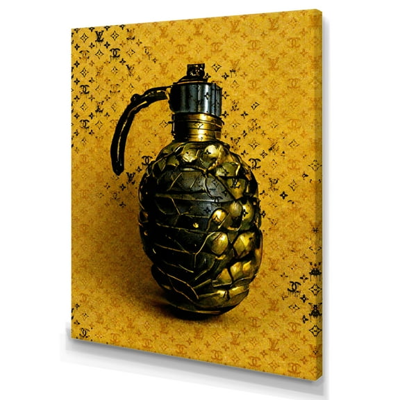 Designart Luxury Brand Grenade I Canvas Wall Art